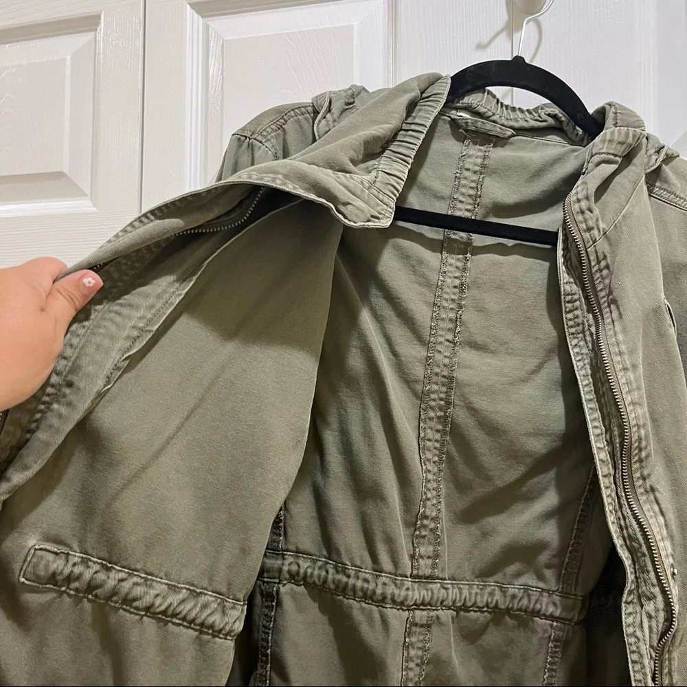 Bajee Collection Green Utility Jacket Large - Picture 8 of 9